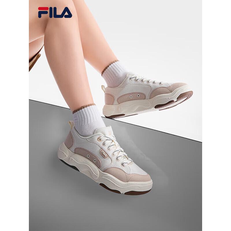 FILA Women s BURGER Retro Canvas Casual Shoes 37.5