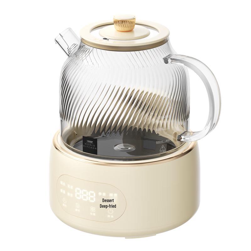 World Kitchen Corning 1L Glass Health Tea Kettle