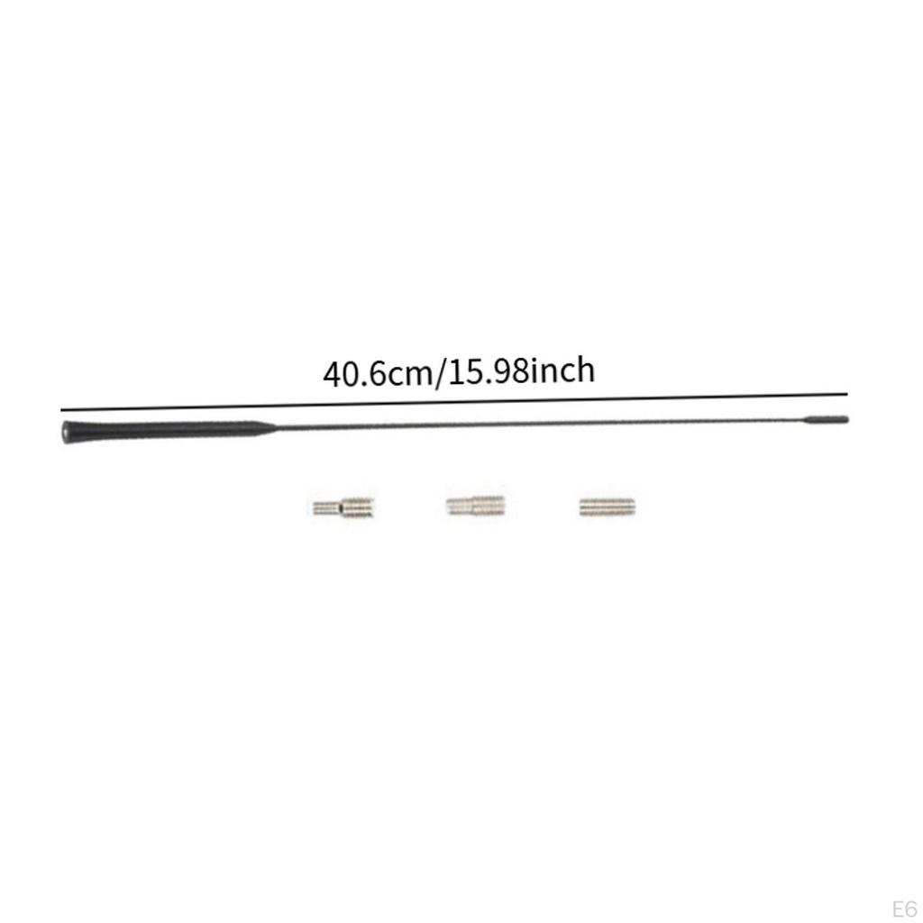 Car Roof Mount Mast Antenna Amplified Maintenance Spare Part Flexible Auto Components Stereo