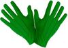 Elegant Green Short Elf Gloves