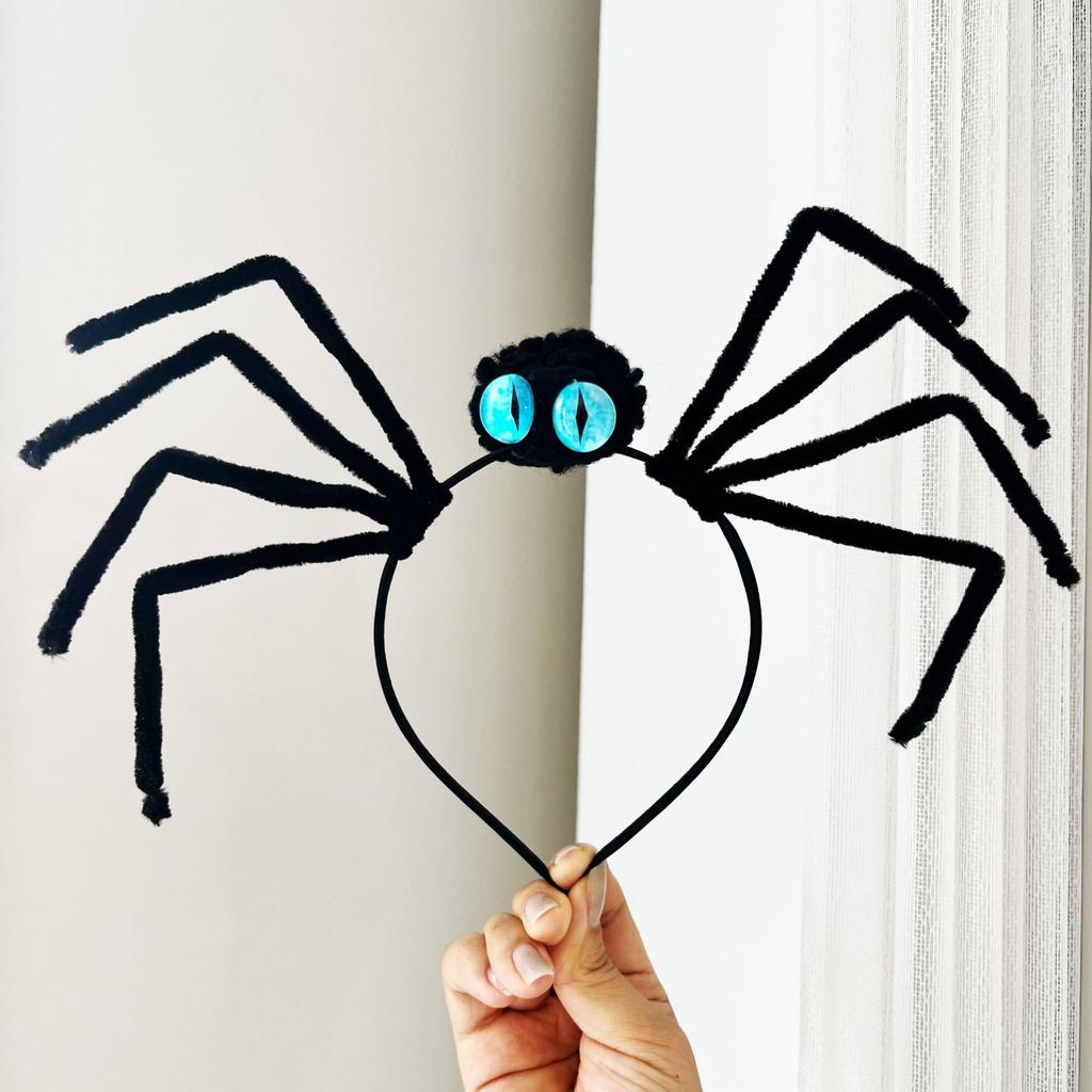 Halloween Headband Halloween Spider Headband Festival Party Hair Hoop Photography Props Hair Accessories Halloween Decor