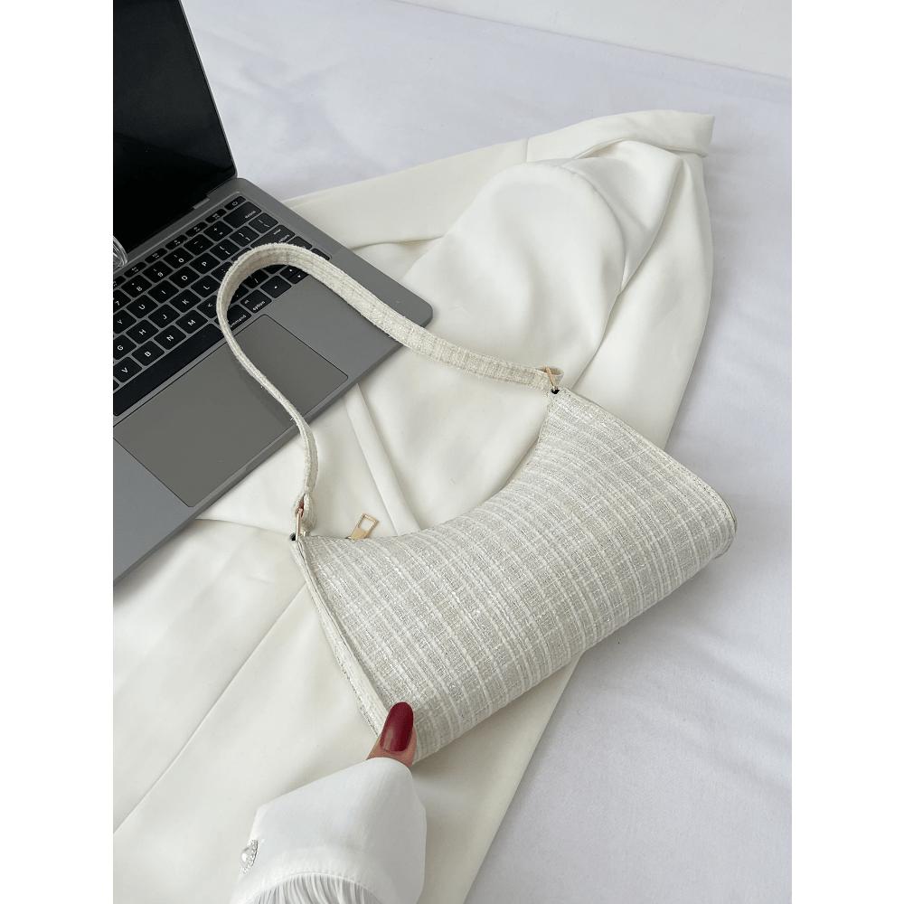 Colorblock Plaid Pattern Bag Handbag, Shoulder Bag Minimalist, Casual Lightweight, Portable