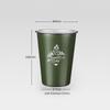 Outdoor Camping Cup Stainless Steel Travel BBQ Coffee Tea Drinking Mugs for Party Wine Beer Bottle Drinkware