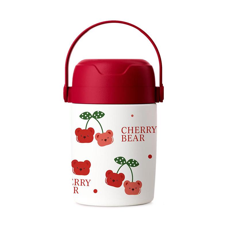 Large Capacity Stainless Steel Thermos Lunch Box for Student Office Worker Insulated Breakfast Cup Stewed beaker Food Container