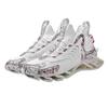 New Autumn Large-size Men's Shoes, Blade Shock Absorption and Breathable Shoes, Thin Mesh Heightening Running Sneakers