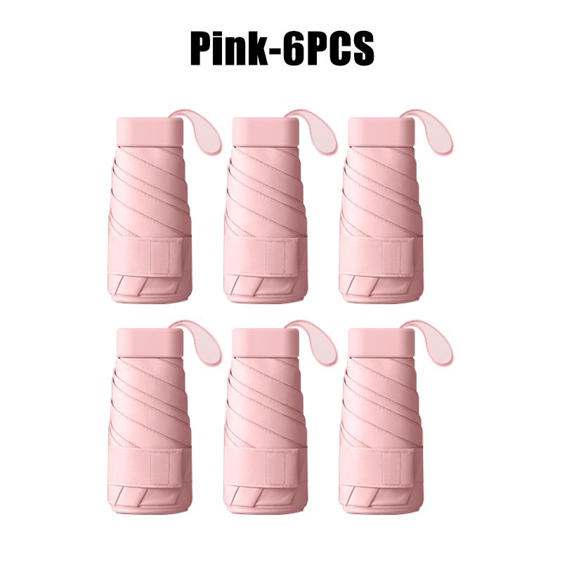 Paradise Mini Umbrella Capsule Umbrella Sunny and Rainy Dualuse Rainproof Sun Protection Outdoor Traveling Parasol Umbrella