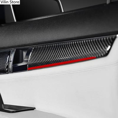 For Mercedes C Class W204 Interior Decoration Moulding Carbon Fiber Seat Adjust Button Decals Car Sticker Door Panel