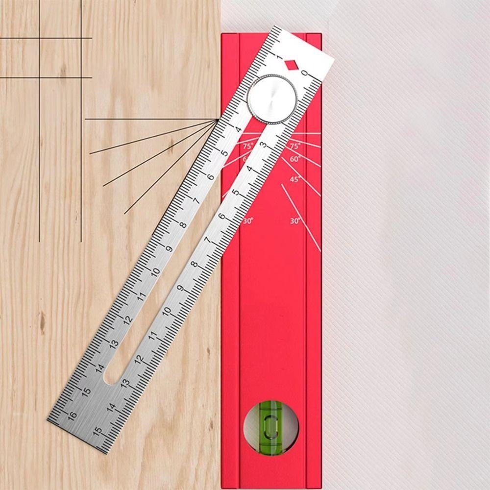 Multi-Function Multi Angle Ruler Digital Protractor Gauge Marking Protractor  Building Projects