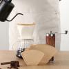100 buc hârtie pentru aparat de cafea în formă de U cu mâner, con de picurare a cafelei, hârtie de filtru de cafea, cafenea