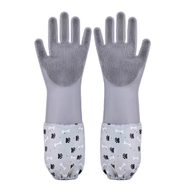 JINGRUIXIANG Pet Bath & Grooming Silicone Glove