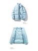 JSEN Trendy Cotton Stand Collar Down Jacket for Men & Women - 2025 Winter Warm Casual Couple Jacket.