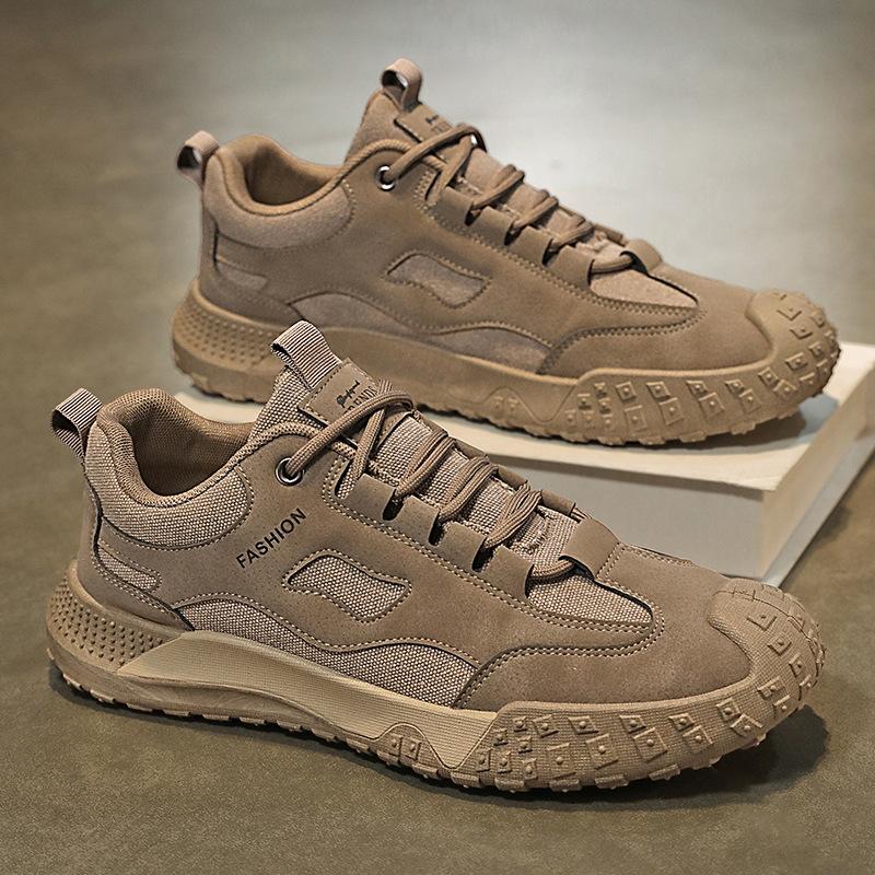 Chaussures pour hommes printemps et été nouveau chantier respirant travail antidérapant résistant à l'usure chaussures de sport chaussures de planche décontractées chaussures d'assurance travail