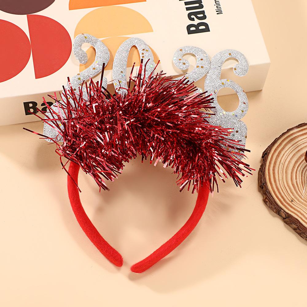 New  Headband Kids Adult Glitter Hair Accessories Funny Glasses Po Props Christmas Decoration  New  Gifts