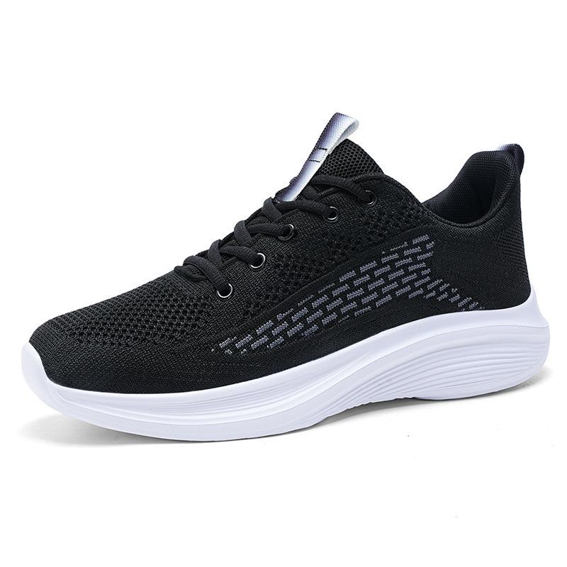 Couple sports shoes 2025 new men's shoes spring breathable mesh running shoes women's lightweight soft-soled jogging shoes
