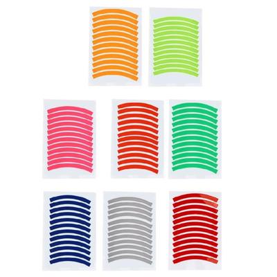 Reflective Tire Sticker Children Balance Bike Warning Stickers Kids Balance Bike Wheel Decoration Bike Accessories