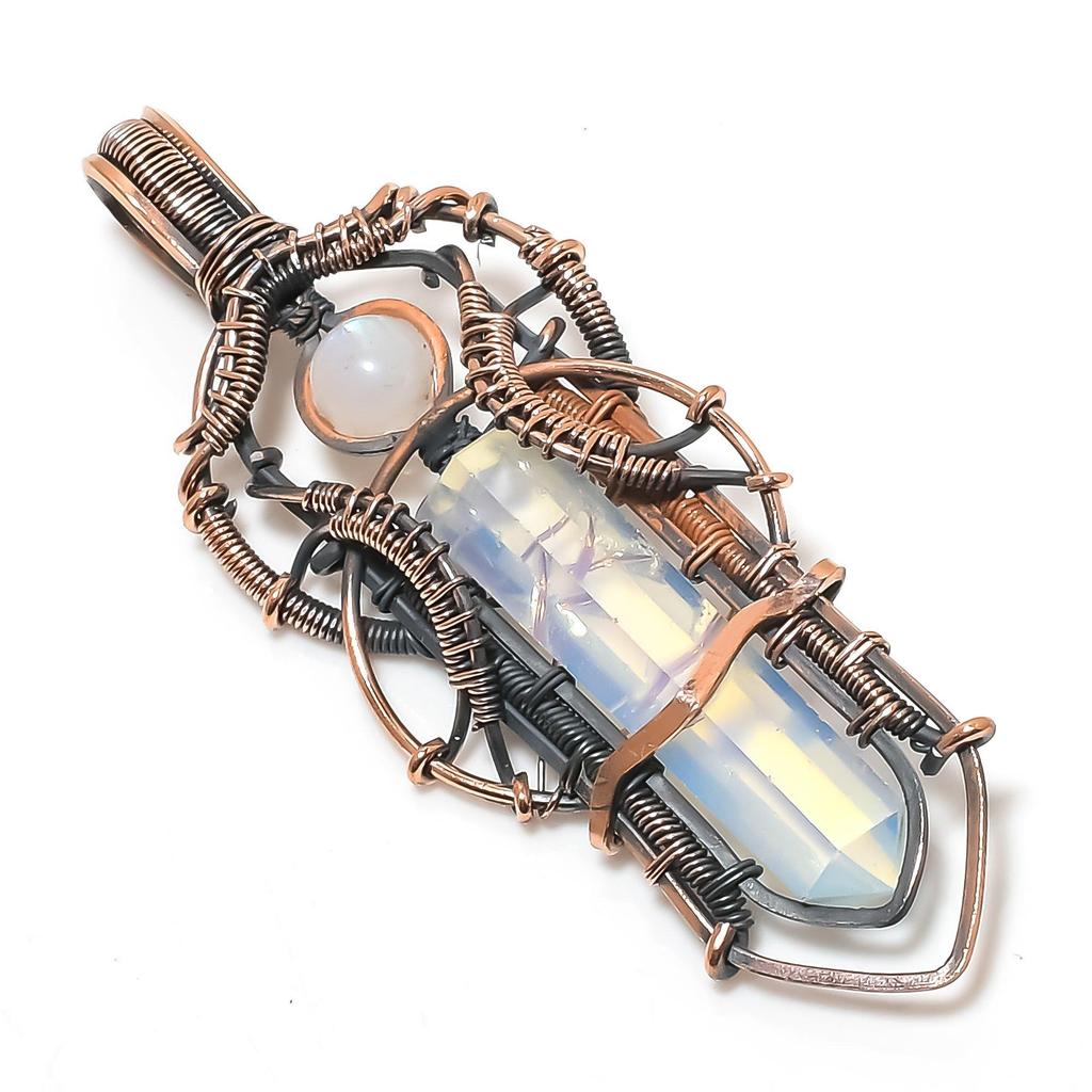 Milky Opal 925 Solid Sterling Silver Pendant, Handmade Gemstone Pendant Jewelry, Gifts For Wife Brand New Pendant