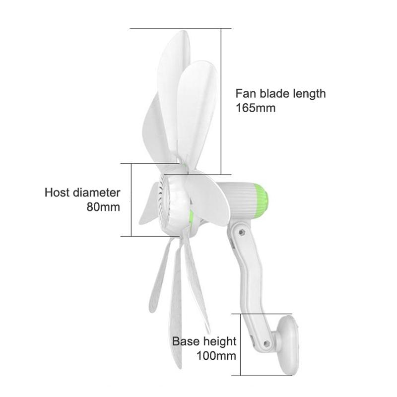 Wall Fan Small Wall Mounted Electric Fan No Drilling Required For Household/ Toilet/ Bathroom/ Kitchen