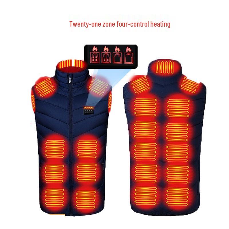 Men's USB Electric Heated Vest for Autumn and Winter