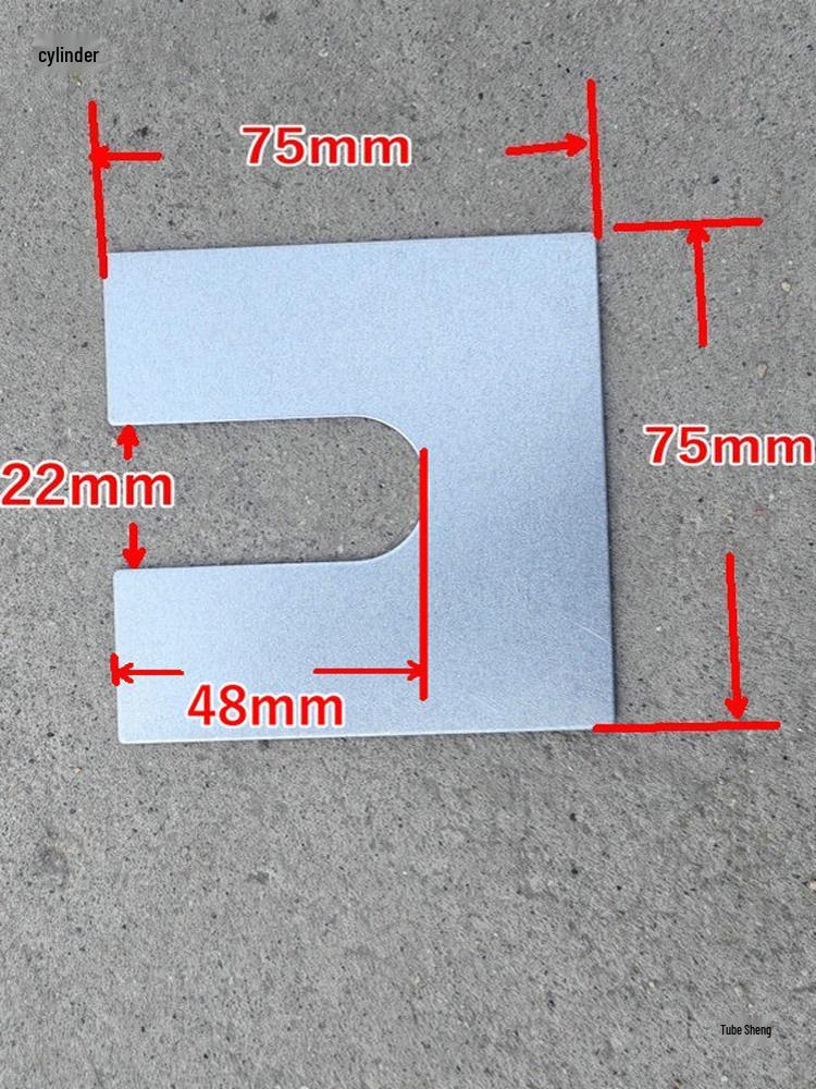 22mm U-Shaped Gasket Shim for 75mm Opening