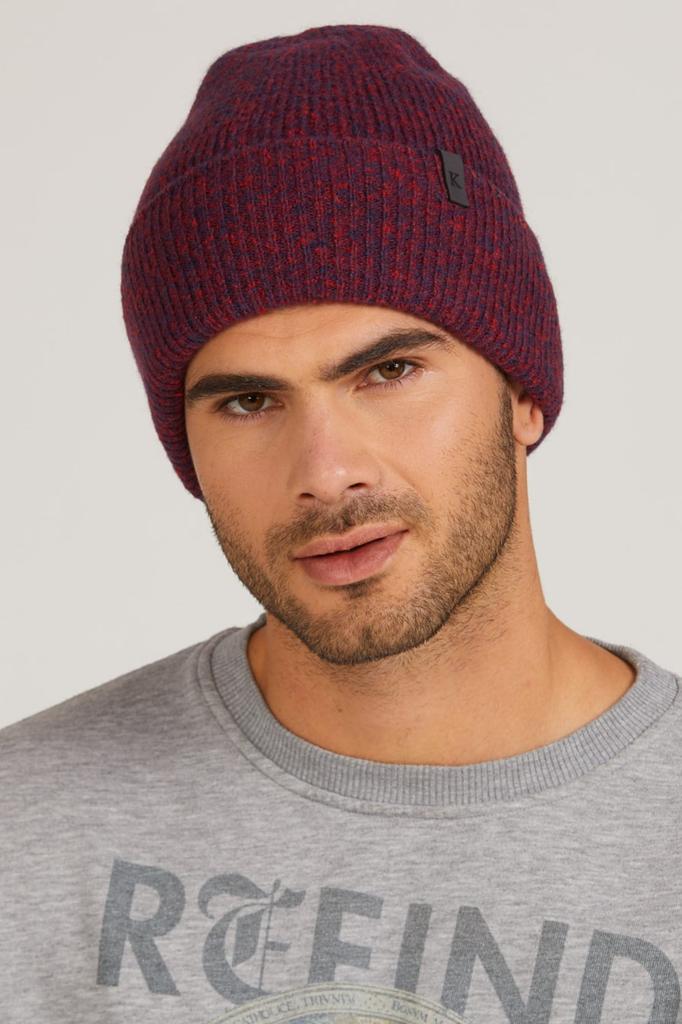 Orazio Men' Cap in Mixed Ginger Color