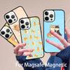 Shiba Inu Cute Cartoon Art Phone Case Magesafe Magnetic Wireless Cover For iPhone 17 Air 16 16e 11 12 13 14 15 Pro Max Plus