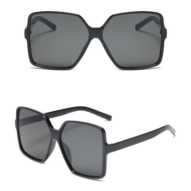 Mode-Sonnenbrille mit großem Rahmen für Herren und Damen, Vintage-Design, quadratische Brille, Outdoor-Zubehör, blendfreie UV400-Sonnenbrille