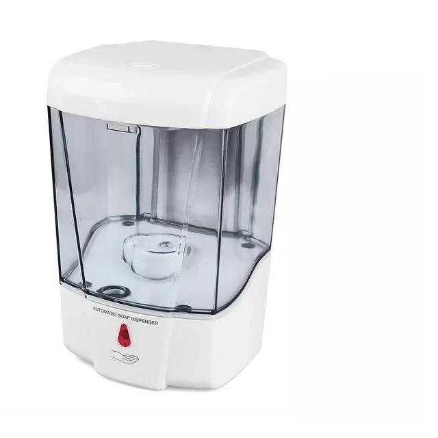 Automatic Touchless Soap Dispenser 700ml, Wall-Mounted Large Capacity Battery-Operated Sensor Hand Washer for Bathroom Kitchen 700ml