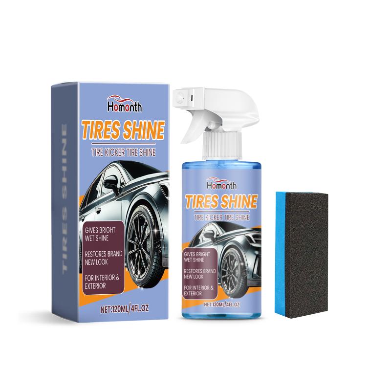 Automotive Tire Cleaner Heavy Duty Removes Dirt Enhances Deep Black Color Protects Wheel Surfaces for Cars Trucks