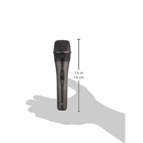 ARIA AMC-1000 Dynamic Microphone with 18ft (5.4m) Cable and Pouch