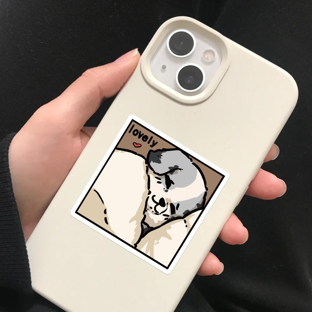 50pcs Cute Dog Stickers for Water Bottle, Funny Dog Stickers Animal Hand-Drawn Stickers for Laptop Scrapbook Skateboard phone