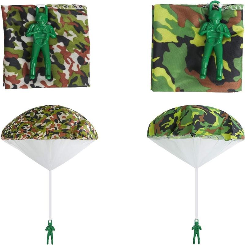 Hand Throwing Mini Soldier Parachute Toys For Kids Fun Play Outdoor Sports Game Children's Educational Gifts