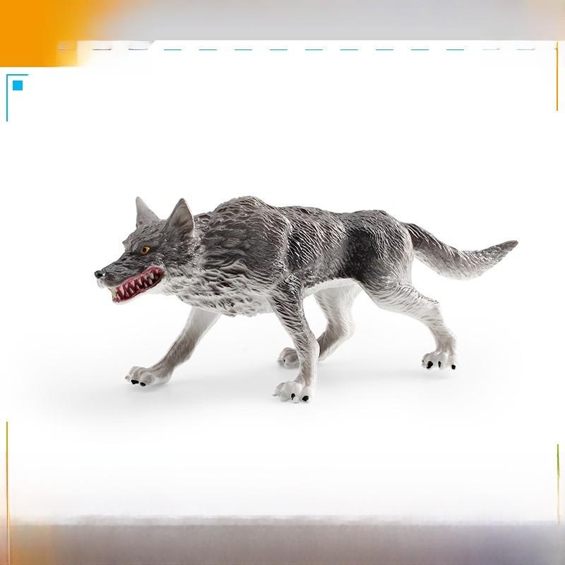Childrens Animal Figurines Pvc Collection With Realistic Wolves And Huskies For Learning And Display