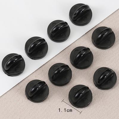 50pcs Boucle Papillon en Caoutchouc Broche Dos Boucle, Accessoire Embrayage Badge, Clip Badge Antidérapant Fixation Broche