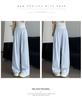 2025 Women's High-Waist Ice Silk Polka Dot Wide-Leg Pants by Yamamoto