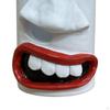 Face Tissue Box Cover Nose Mouth Dispenser Resin Funny Stylish Decorative Napkin