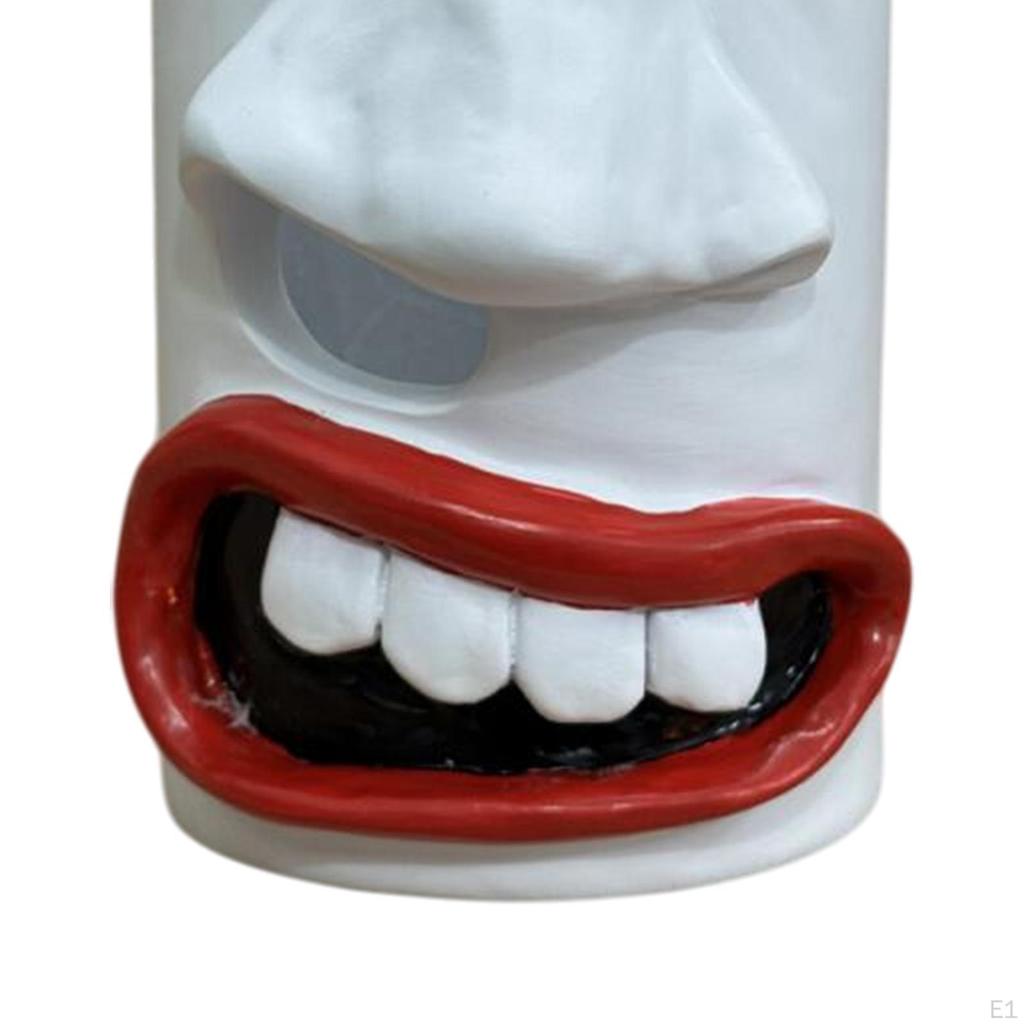 Face Tissue Box Cover Nose Mouth Dispenser Resin Funny Stylish Decorative Napkin