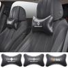 Car Accessories Seat Headrest Auto Logo Neck Pillow Car Decal For Renault Megane 3 2 4 Clio4 5 Captur Trafic Scenic2 Austral QM6 S111