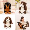 Cani Basset Hound e Rottweiler di Peluche con Imbottitura Morbida in Cotone PP per la Stanza dei Giochi dei Bambini
