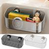 Hollowed Suction Cup Sponge Holder Detachable Kitchen Sink Organizer  Cleaning Supplies Storage