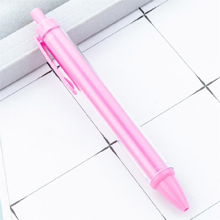 10Pcs Retractable Ballpoint Pen Plastic Ballpoint Pen Press to Open Close Ergonomic Grip Writing Pen for Students
