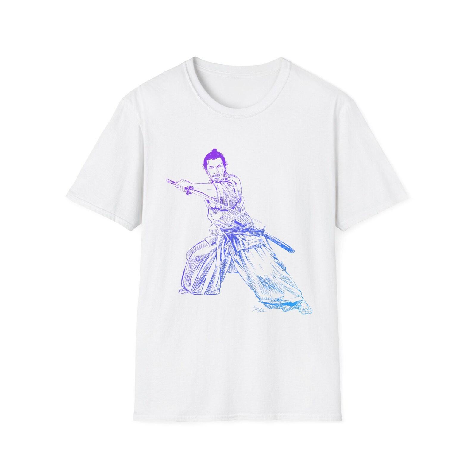 Samurai Warrior Unisex Softstyle T-Shirt S