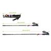 Trekking Poles Walking or Hiking Sticks Adjustable for Hiking Camping Walking