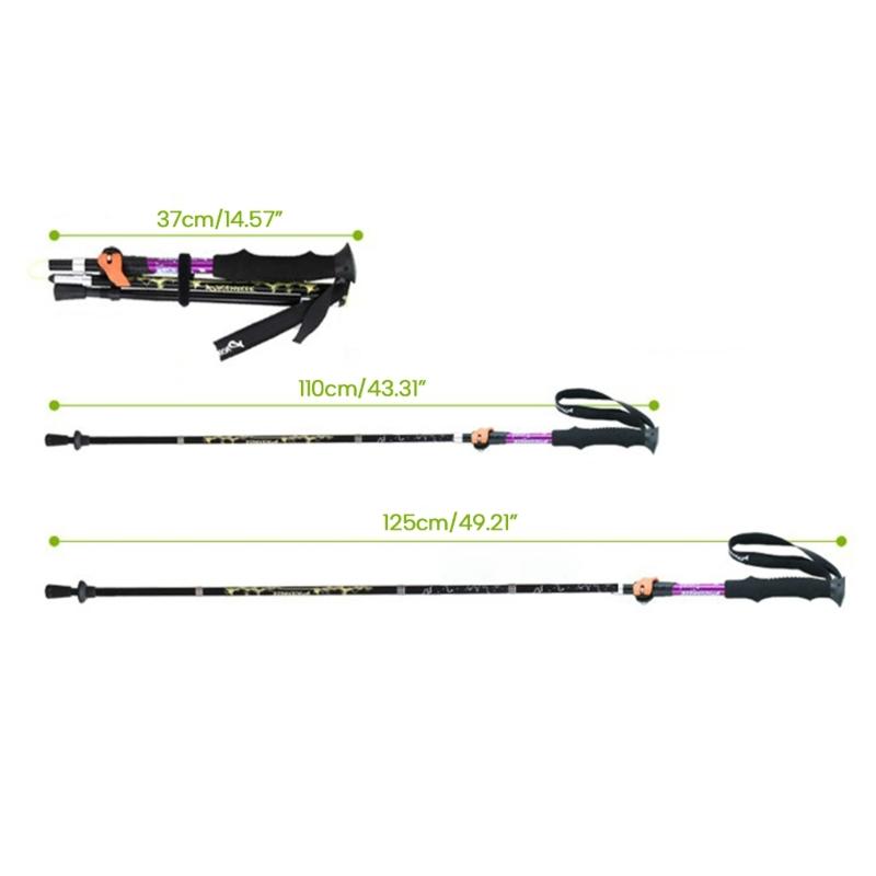 Trekking Poles Walking or Hiking Sticks Adjustable for Hiking Camping Walking