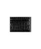 Treemingbird Slim Metal Bar Cowhide Leather Card Wallet [ Black ]