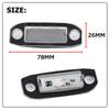 Car-Styling 12V 2 Pcs Car License Plate Number Lights LED Canbus Error Free For Volvo S80 XC90 S40 V60 XC60 S60 C70 V50 XC70 V70