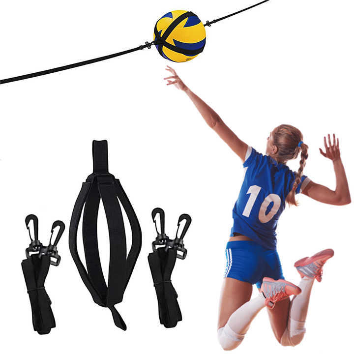 Volleyball Hanging Training Strap Elastic Webbing Practice Rope for Spiking