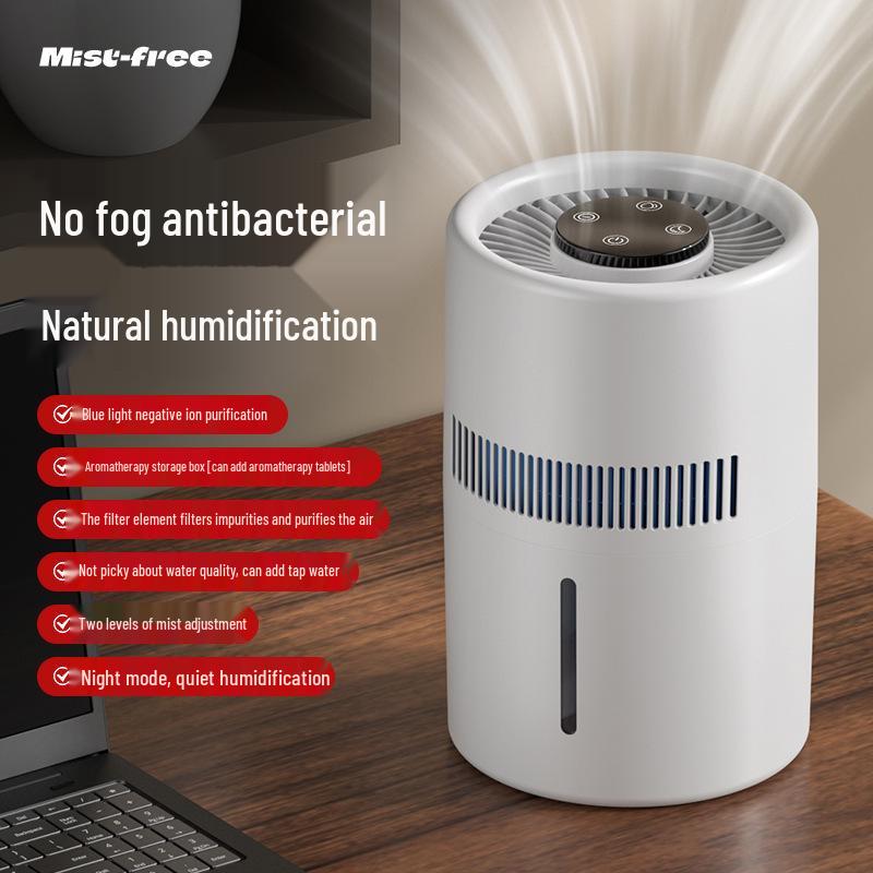 USB Mistless Humidifier: 4L Large Capacity Air Purifier for Bedroom and Office