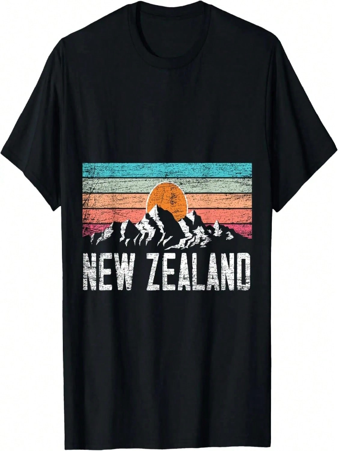 Retro New Zealand T-Shirt S разноцветный