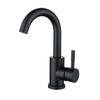 304 Stainless Steel Black/Brushed Gold Hot And Cold Water Mixer Tap Bathroom Basin Washing Table Rotating Basin Faucet Crane