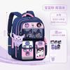 School Bag for Primary School Students, Grade 12 and 6 Girls, Cartoon Spine Protection and Burden Reduction, Backpack for Children Aged 12